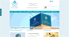 Desktop Screenshot of hotelrajmahalnashik.com