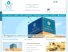 Tablet Screenshot of hotelrajmahalnashik.com